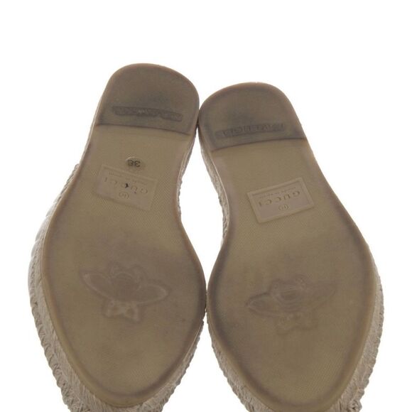 Gucci Women's White Espadrille Mules - Picture 3 of 3